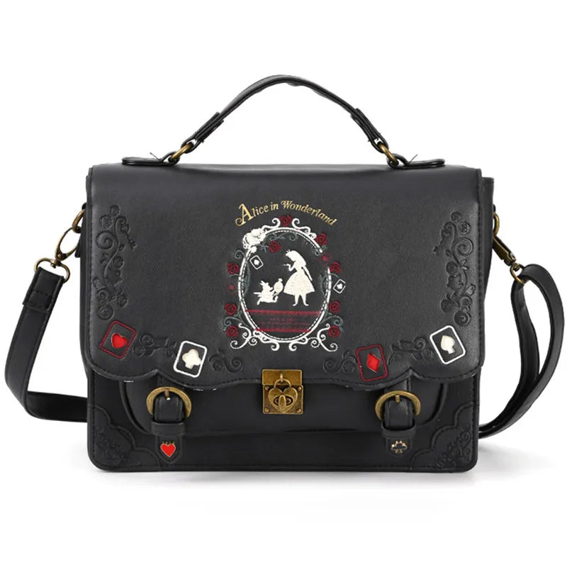 Women Schoolbag Girl Alice Bag in Wonderland School Schoolbag Bag Women Shoulder Bag Sac a Dos Mochila Bolsos