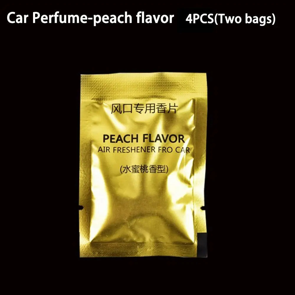 Cute Apple Car Perfume Vent Folder Air Freshener Supplements Solid Fragrance Essential Oil Outlet Decor Clips Auto Accessories