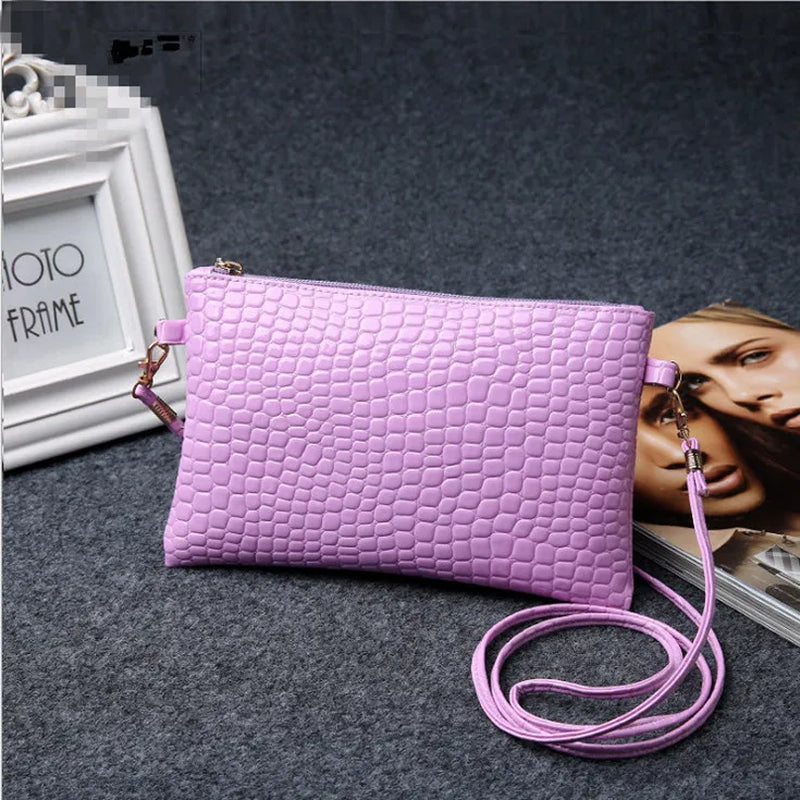 Fashion Solid Women'S Clutch Bag Leather Women Envelope Bag Clutch Evening Bag Female Clutches Handbag Bolsos Bolsas