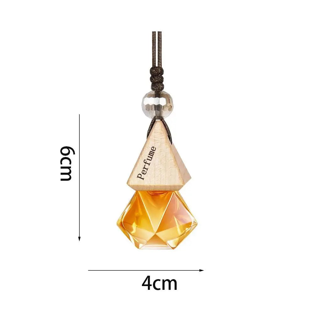 Car Perfume Pendant Air Freshener Lasting Fragrance Diffuser Pendant Vehicle Interior Perfume Ornament Rearview Decoration