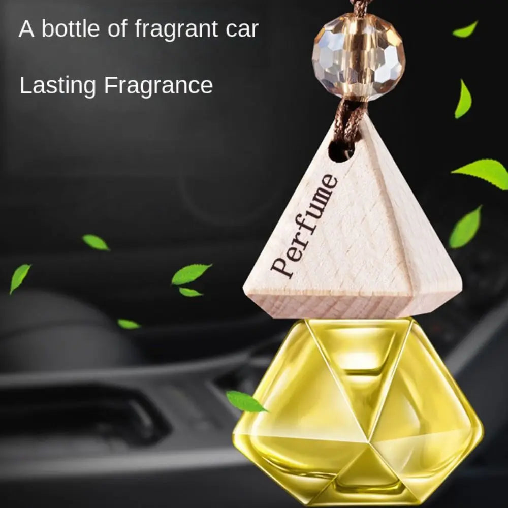Car Perfume Pendant Air Freshener Lasting Fragrance Diffuser Pendant Vehicle Interior Perfume Ornament Rearview Decoration