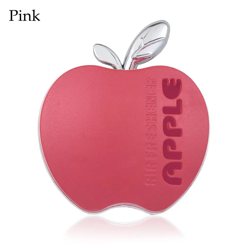 Cute Apple Car Perfume Vent Folder Air Freshener Supplements Solid Fragrance Essential Oil Outlet Decor Clips Auto Accessories