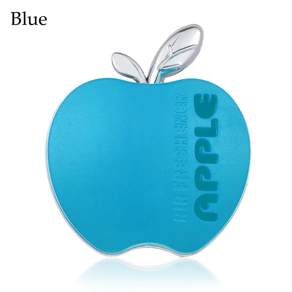 Cute Apple Car Perfume Vent Folder Air Freshener Supplements Solid Fragrance Essential Oil Outlet Decor Clips Auto Accessories