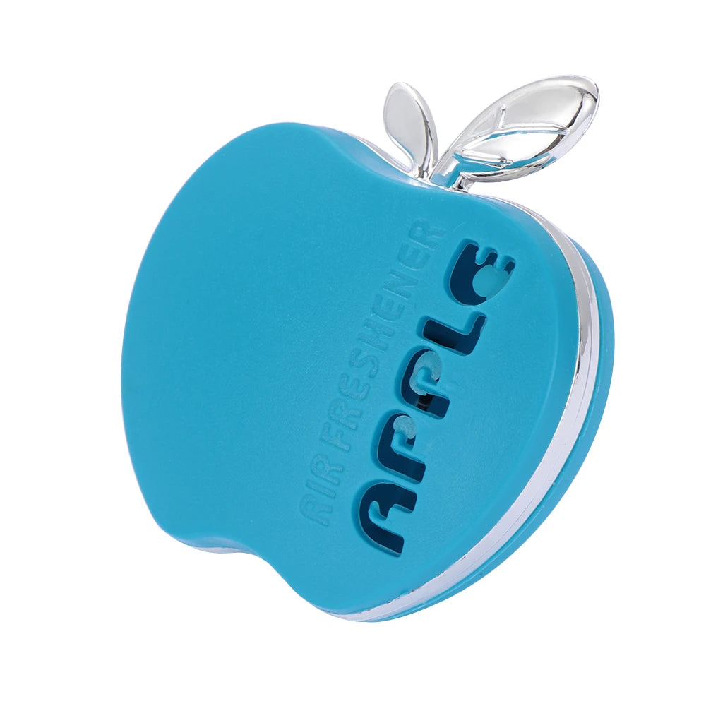 Cute Apple Car Perfume Vent Folder Air Freshener Supplements Solid Fragrance Essential Oil Outlet Decor Clips Auto Accessories