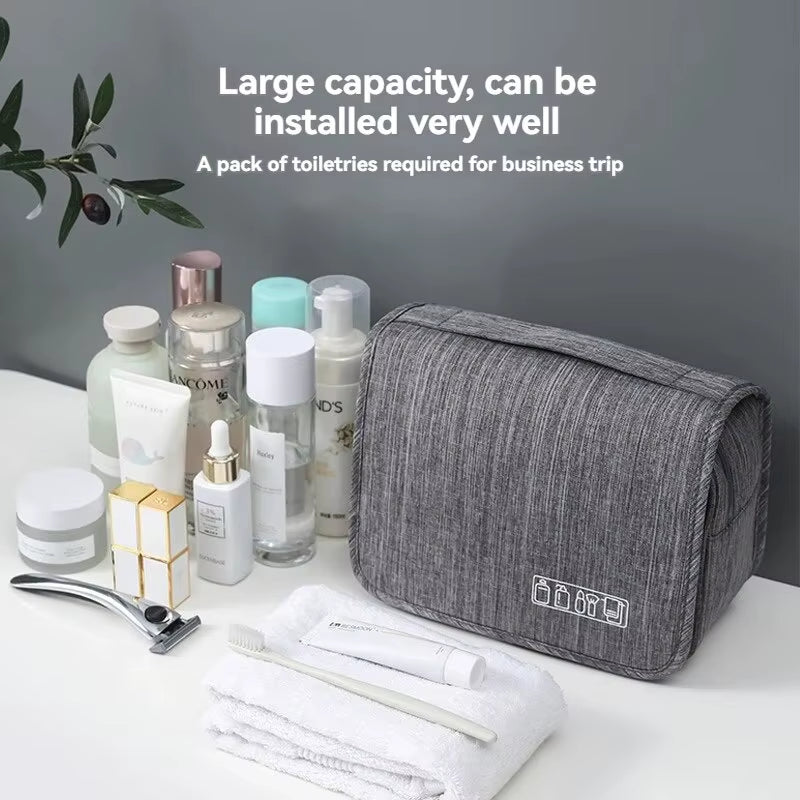 Foldable Toiletry Bag Organizer Hanging Storage Bag Bathroom Makeup Bag Case Cosmetic Bag Travel Bag for Travel Business