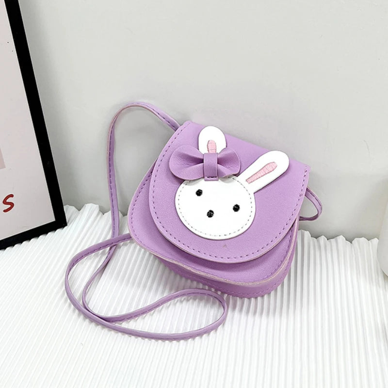 Cute Rabbit Baby Girls Shoulder Bag Lovely Children'S Small Crossbody Bags Sweet Princess Coin Purse Gifts Kids PU Handbags