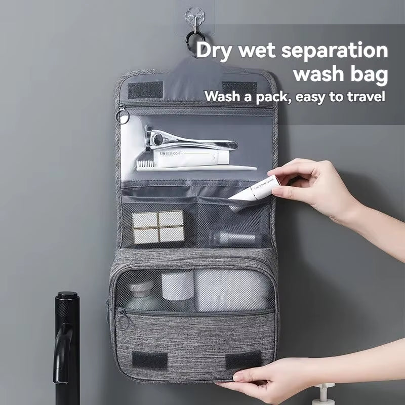 Foldable Toiletry Bag Organizer Hanging Storage Bag Bathroom Makeup Bag Case Cosmetic Bag Travel Bag for Travel Business