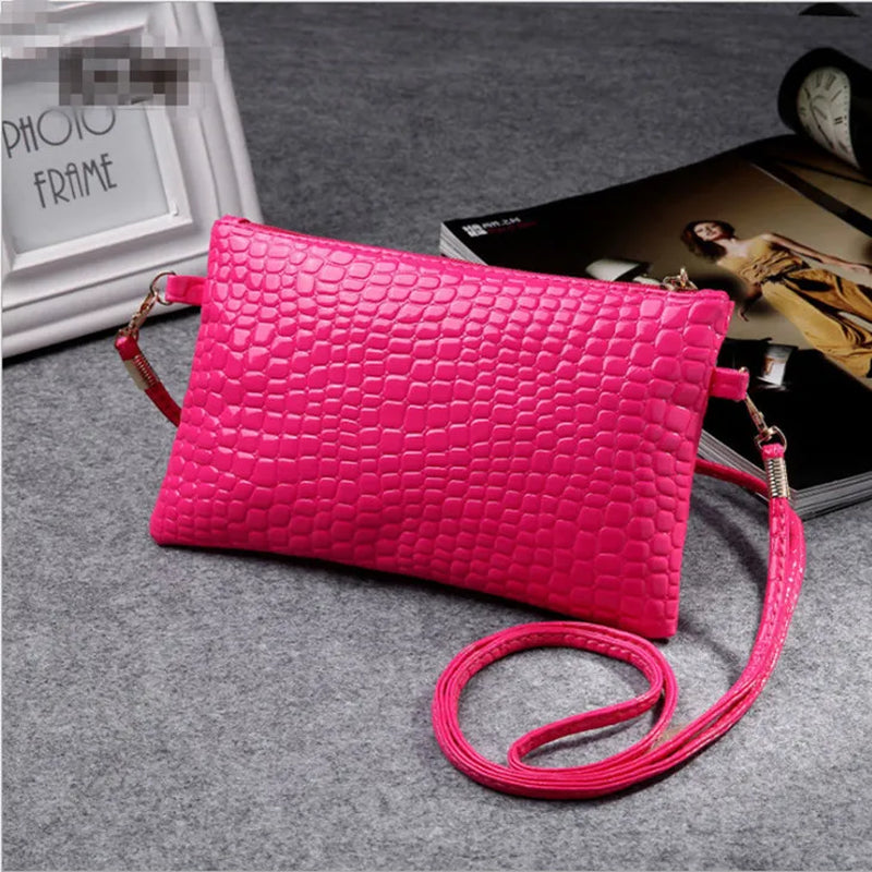 Fashion Solid Women'S Clutch Bag Leather Women Envelope Bag Clutch Evening Bag Female Clutches Handbag Bolsos Bolsas