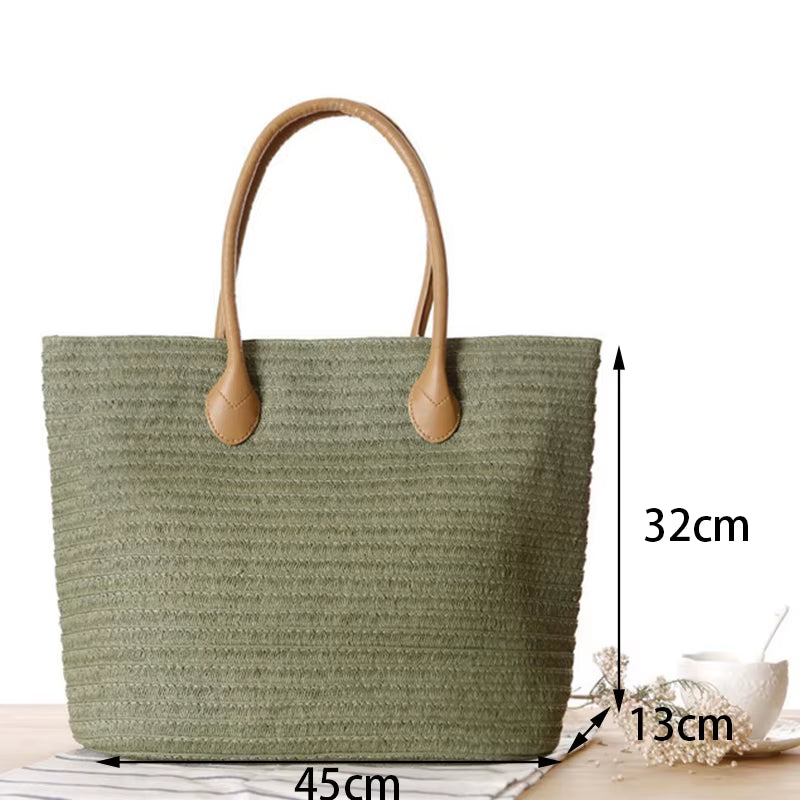 Straw Bags for Women New Summer Rattan Bag Handmade Woven Beach Bag Bohemia Bali Handbag Bolsos Mimbre