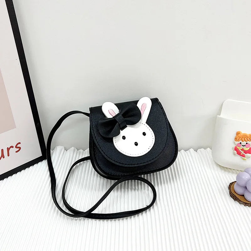 Cute Rabbit Baby Girls Shoulder Bag Lovely Children'S Small Crossbody Bags Sweet Princess Coin Purse Gifts Kids PU Handbags