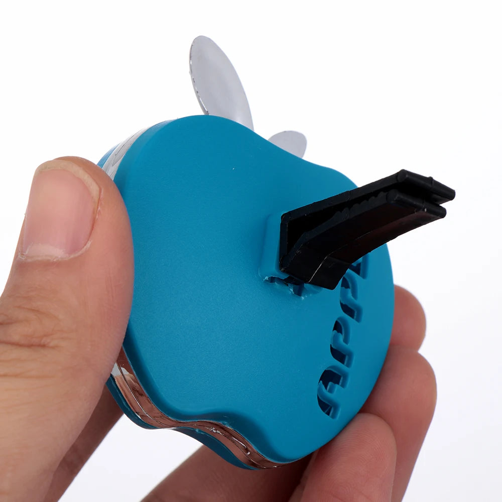 Cute Apple Car Perfume Vent Folder Air Freshener Supplements Solid Fragrance Essential Oil Outlet Decor Clips Auto Accessories
