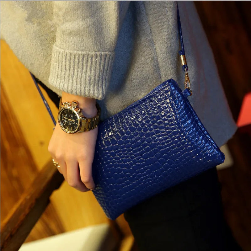 Fashion Solid Women'S Clutch Bag Leather Women Envelope Bag Clutch Evening Bag Female Clutches Handbag Bolsos Bolsas