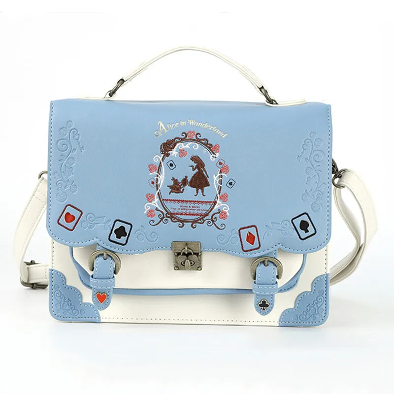 Women Schoolbag Girl Alice Bag in Wonderland School Schoolbag Bag Women Shoulder Bag Sac a Dos Mochila Bolsos