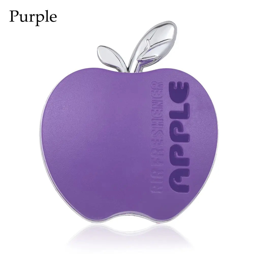 Cute Apple Car Perfume Vent Folder Air Freshener Supplements Solid Fragrance Essential Oil Outlet Decor Clips Auto Accessories