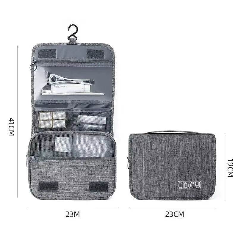 Foldable Toiletry Bag Organizer Hanging Storage Bag Bathroom Makeup Bag Case Cosmetic Bag Travel Bag for Travel Business