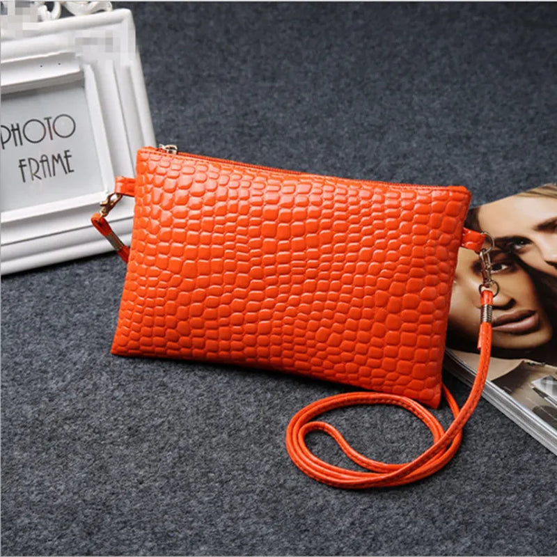 Fashion Solid Women'S Clutch Bag Leather Women Envelope Bag Clutch Evening Bag Female Clutches Handbag Bolsos Bolsas