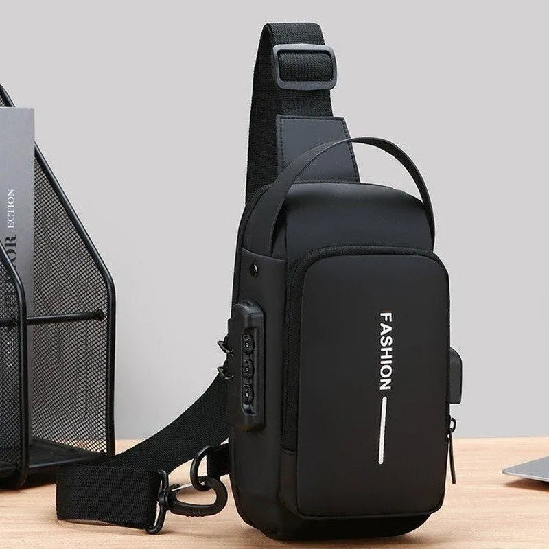 Small Version Men'S Waist Packs Crossbody Chest Bag Lightweight Men'S Small Pouch Anti-Theft Design Men'S Handbag Shoulder Bag