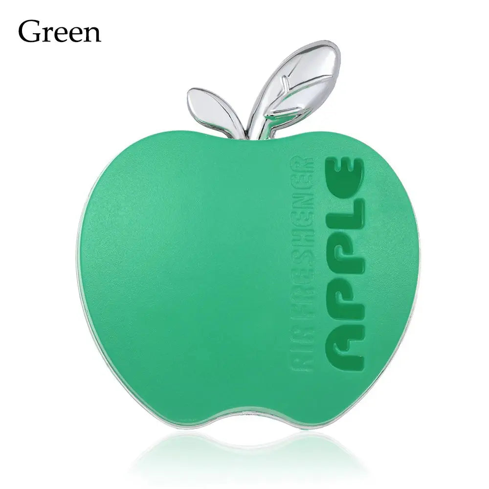 Cute Apple Car Perfume Vent Folder Air Freshener Supplements Solid Fragrance Essential Oil Outlet Decor Clips Auto Accessories