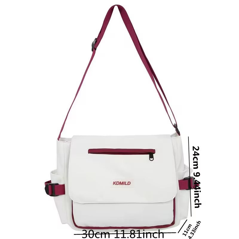 Women'S Bag Korean Style Female Messenger Bags College Large Capacity Versatile Shoulder Bag Student School Bags Bolsos Sac