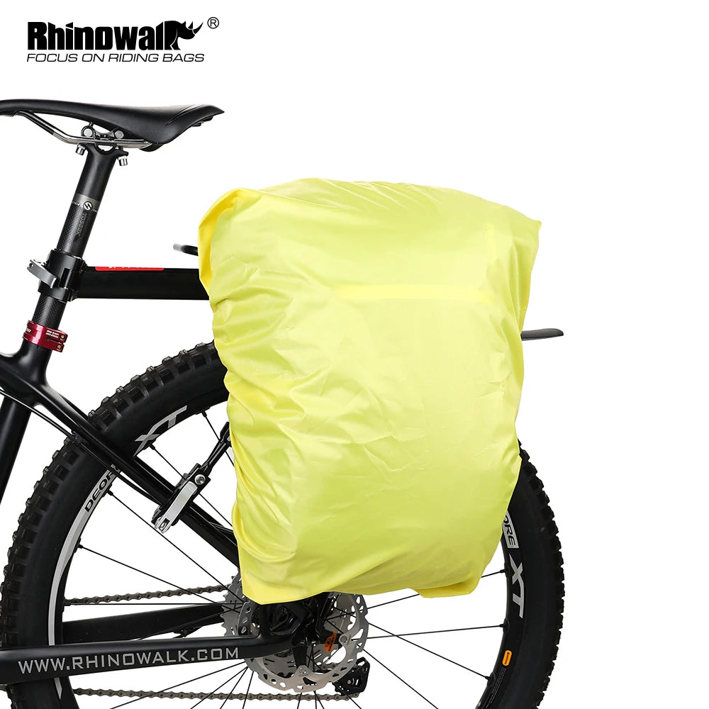 24L Cyclimg Bag Multifunctional Bike Pannier Bag Waterproof Bicycle Rear Seat Bag Backpack Motor Bag Luggage Bag