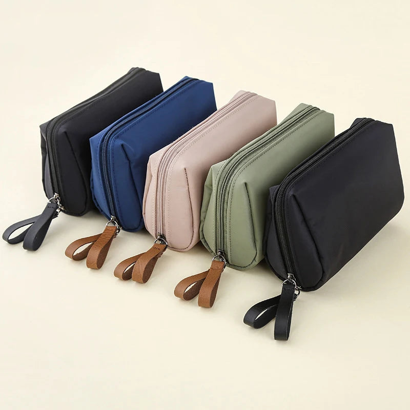 1PC Portable Women Makeup Bag Cosmetic Bag Coin Pouch Storage Bag Mini Lipstick Bag Small Bag Toiletry Bag Organizer Case