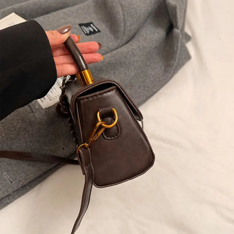 Envelope Bag Single-Shoulder Bag Women'S Handbag Large Capacity Women'S Bag Box Bag High-End Retro Bag