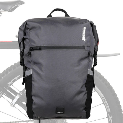 24L Cyclimg Bag Multifunctional Bike Pannier Bag Waterproof Bicycle Rear Seat Bag Backpack Motor Bag Luggage Bag