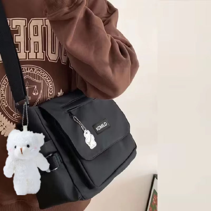 Women'S Bag Korean Style Female Messenger Bags College Large Capacity Versatile Shoulder Bag Student School Bags Bolsos Sac