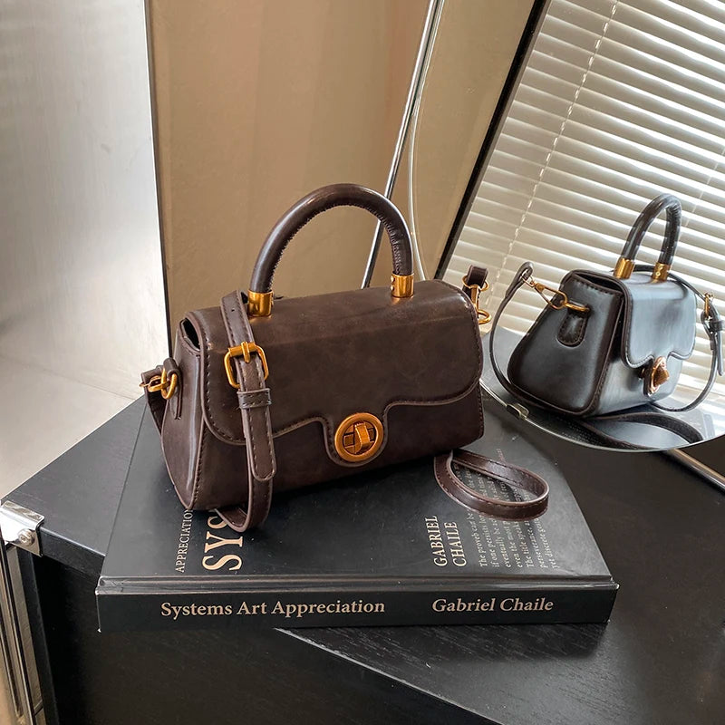 Envelope Bag Single-Shoulder Bag Women'S Handbag Large Capacity Women'S Bag Box Bag High-End Retro Bag