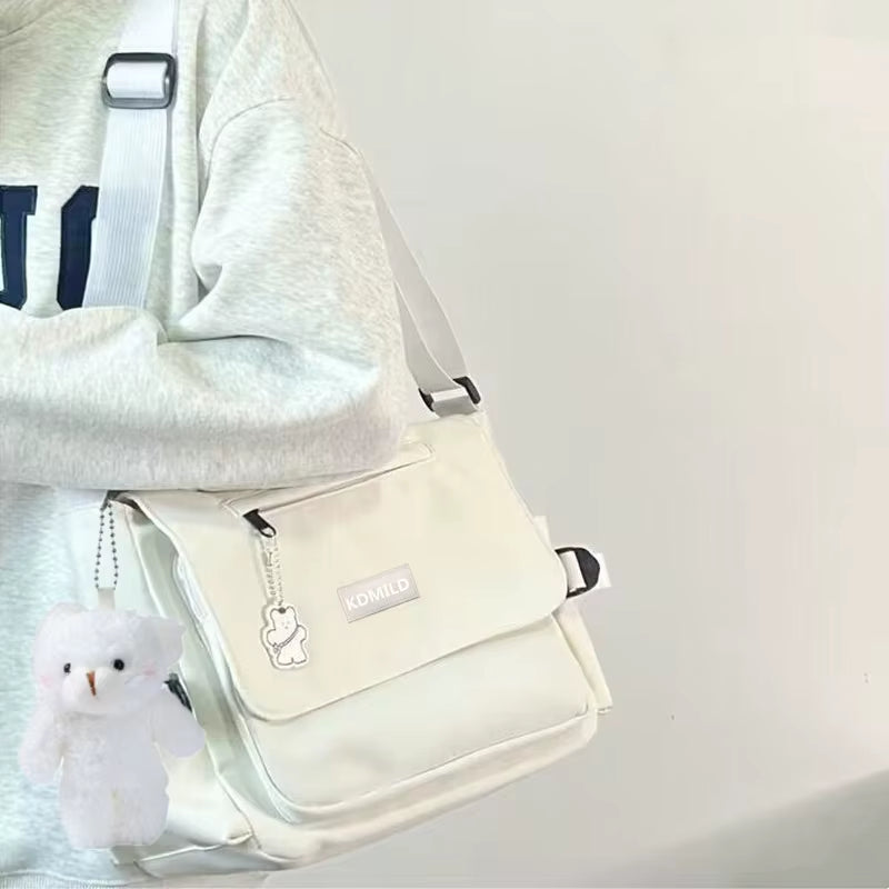 Women'S Bag Korean Style Female Messenger Bags College Large Capacity Versatile Shoulder Bag Student School Bags Bolsos Sac
