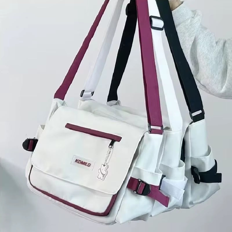 Women'S Bag Korean Style Female Messenger Bags College Large Capacity Versatile Shoulder Bag Student School Bags Bolsos Sac